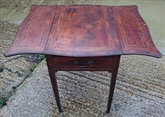 1770 Antique Pembroke Table 35½w max 18½w down 27d 27h _9.JPG